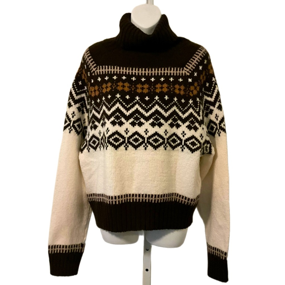 🆕 Fair Isle Turtleneck Sweater